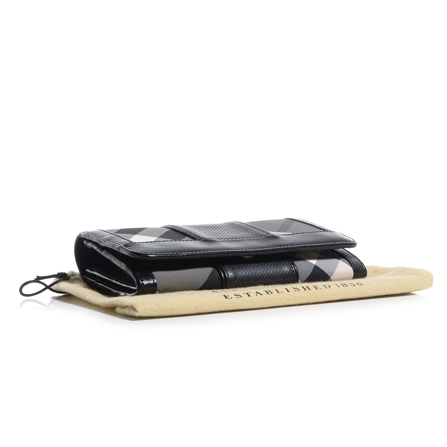 Burberry Beat Check Penrose Perforated Wallet Black 4 of 8