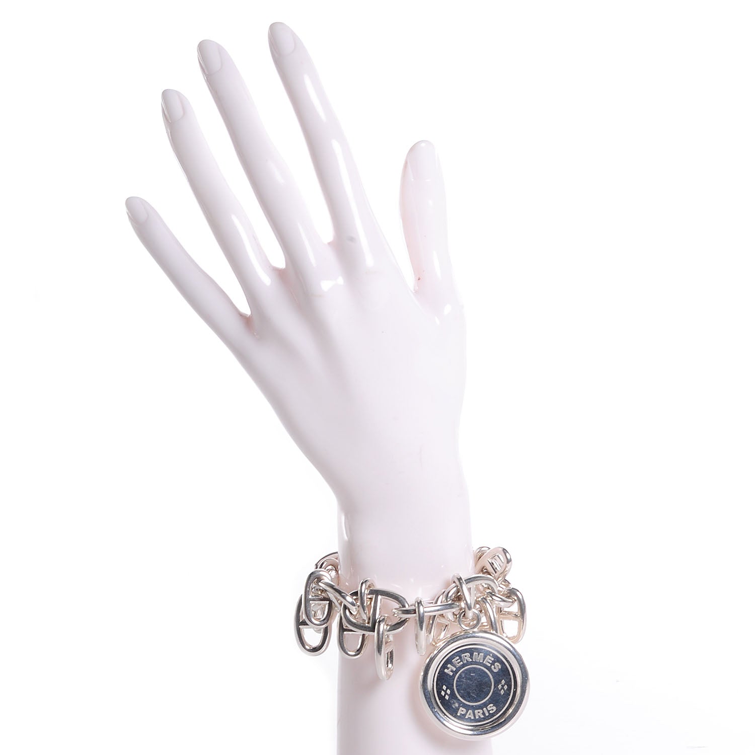 Hermes Sterling Silver Tintamarre S Bracelet 2 of 6