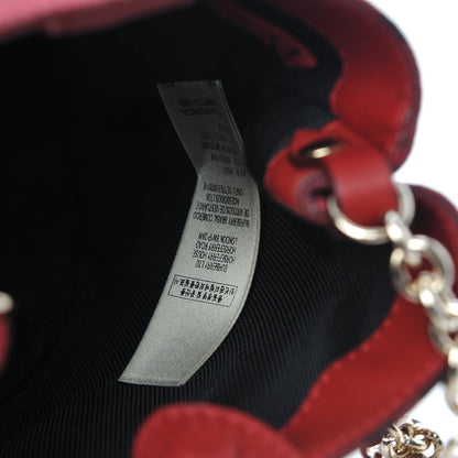 Burberry Overdyed Canvas Horseferry Check Baby Bucket Bag Parade Red 7 of 7