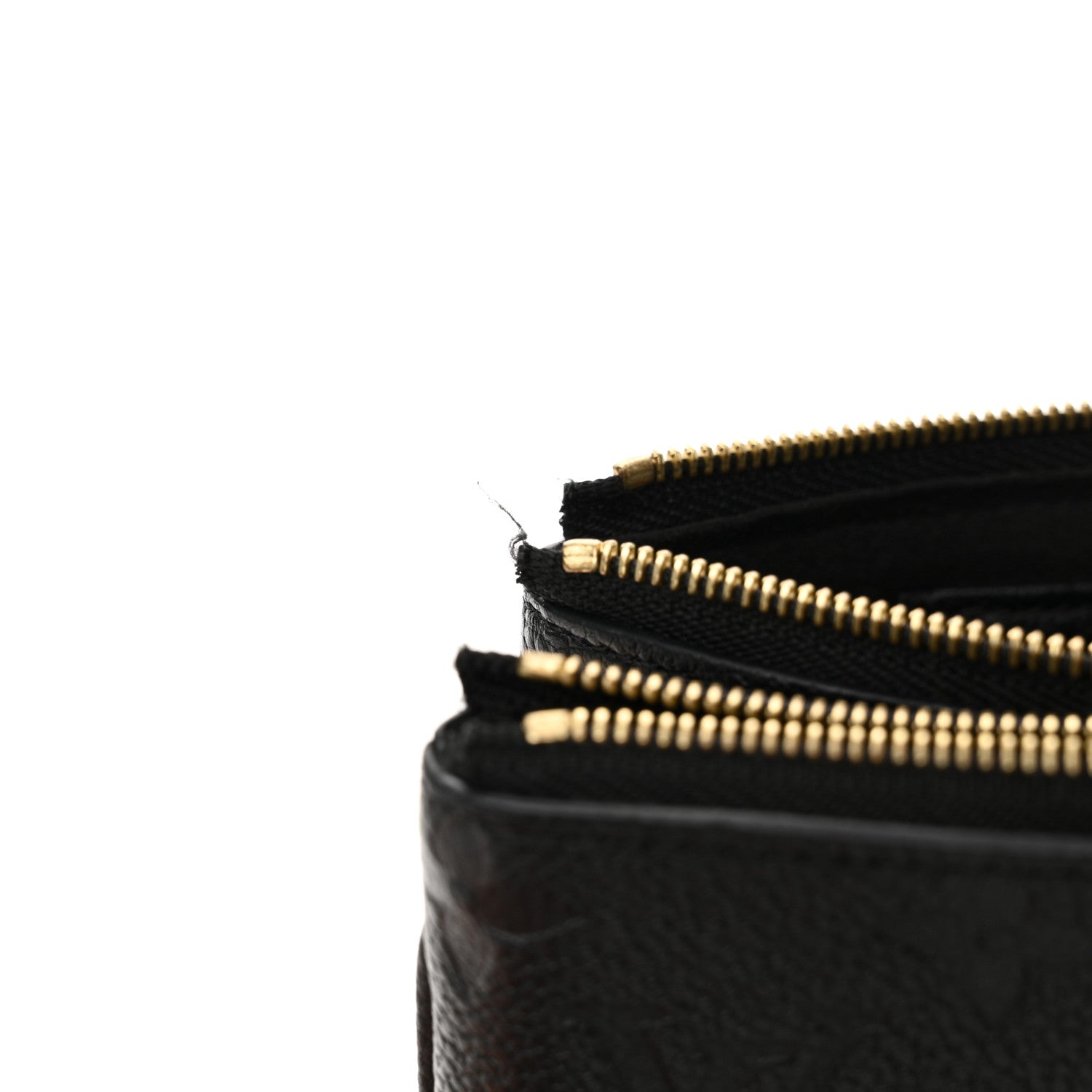 Louis Vuitton Empreinte Double Zip Pochette Black 10 of 14