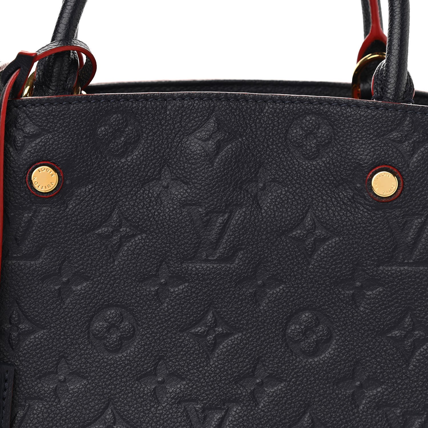 Louis Vuitton Empreinte Montaigne MM Marine Rouge 9 of 12
