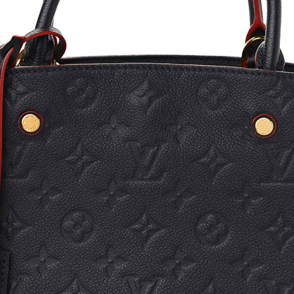 Louis Vuitton Empreinte Montaigne MM Marine Rouge 9 of 12