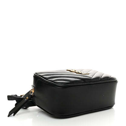 Saint Laurent Calfskin Matelasse Monogram Lou Belt Bag Black 4 of 12