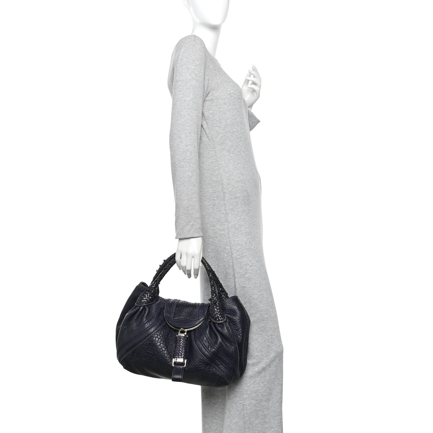 Fendi Nappa Nuvolata Spy Petrolio 2 of 13