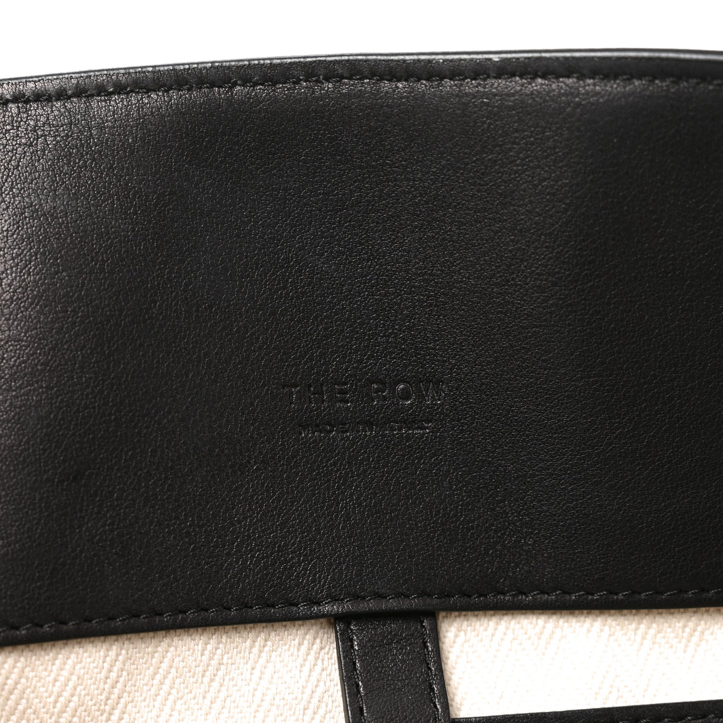 Polished Saddle Calfskin Marlo 17 Tote Bag Black