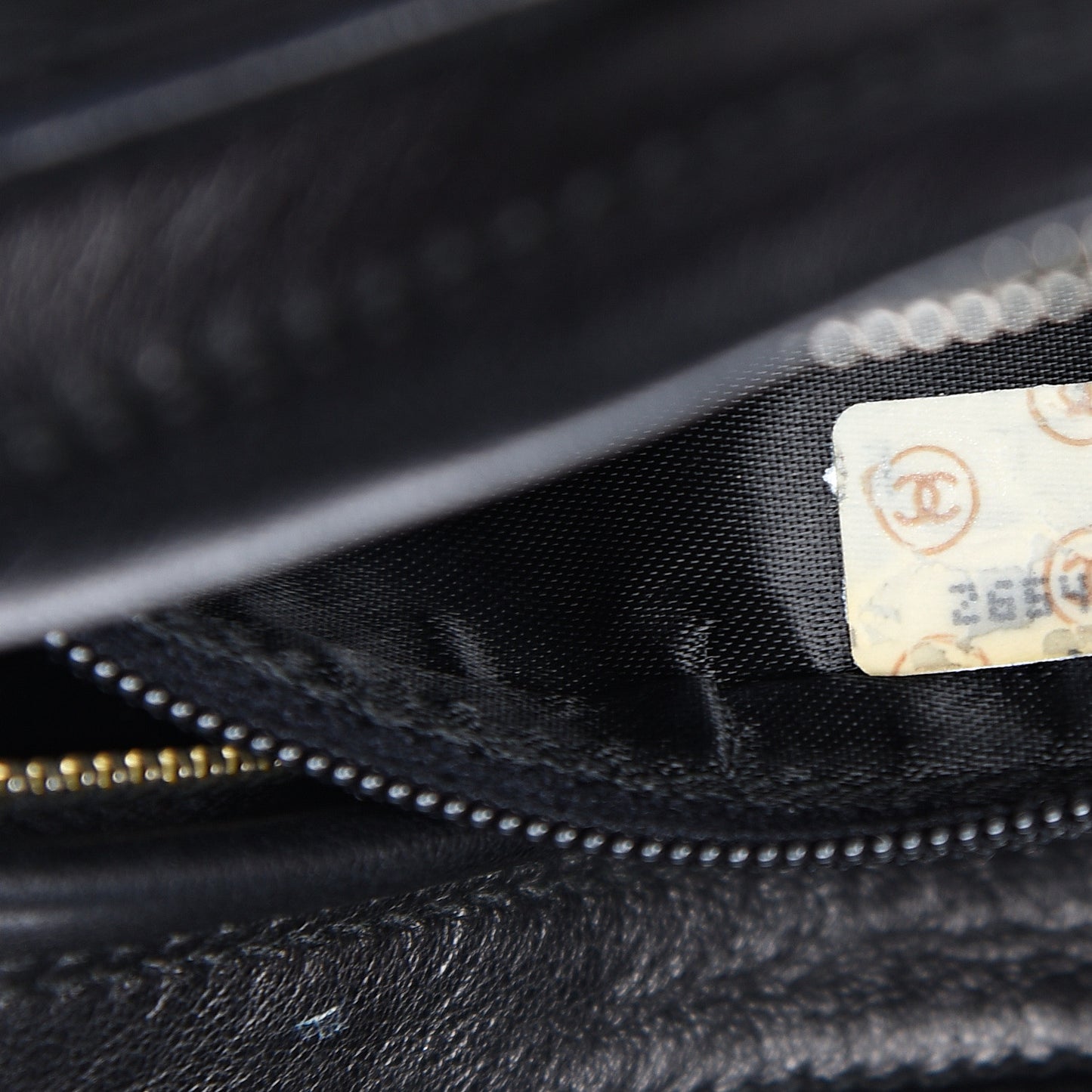 Lambskin Quilted Camera Case Black