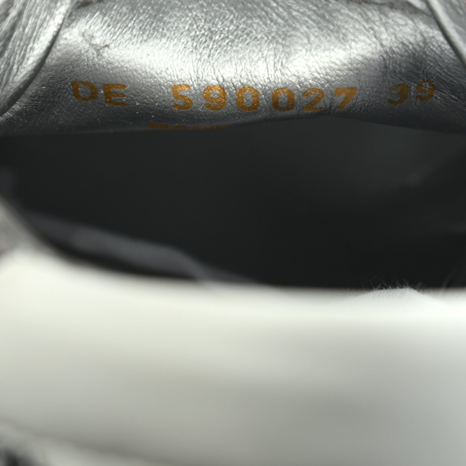 Saint Laurent Calfskin Crystal Glitter Andy Sneakers 39 Silver 16 of 16