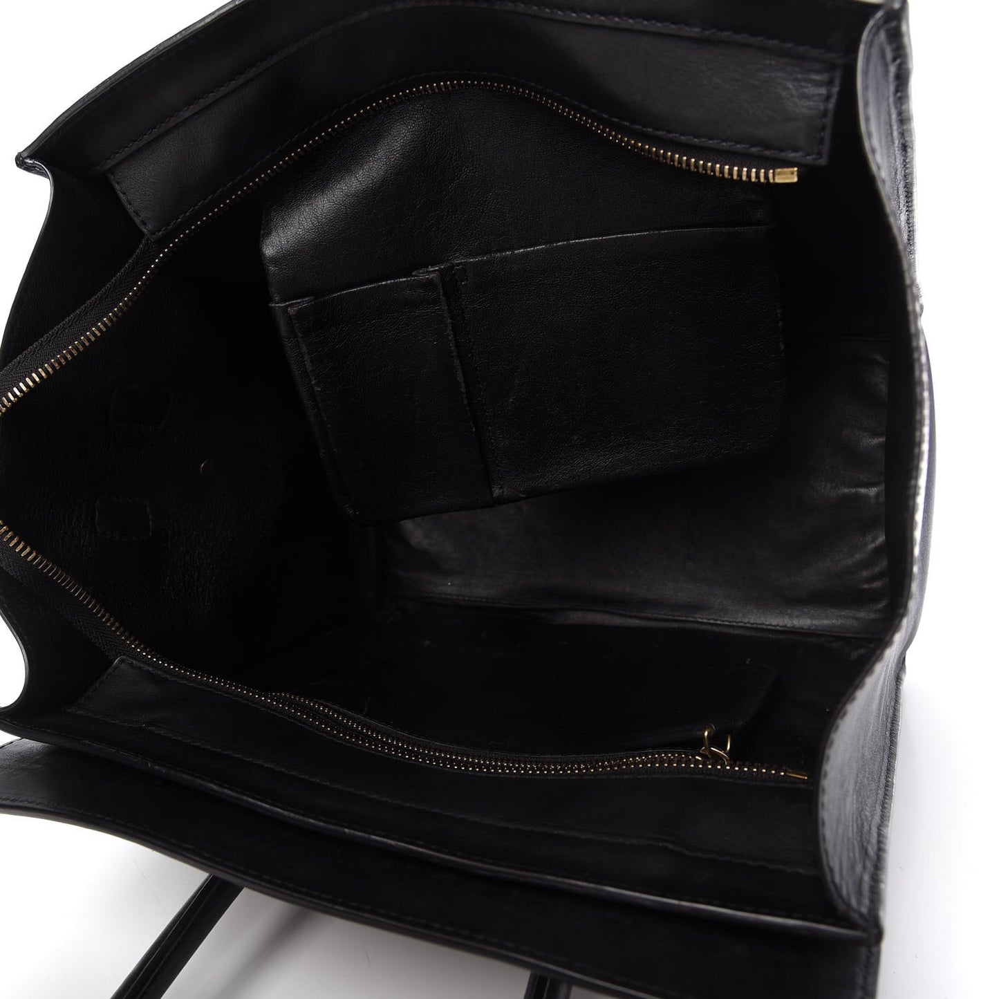 Smooth Calfskin Mini Luggage Black