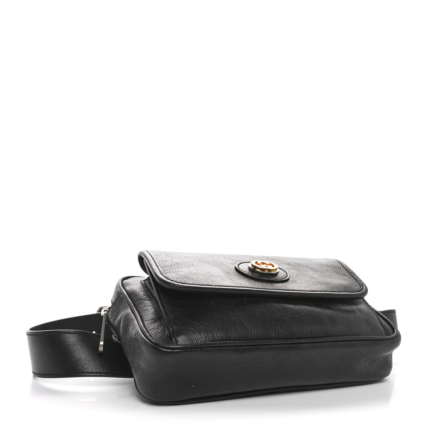 Fluffy Calfskin Morpheus Belt Bag 90 36 Black