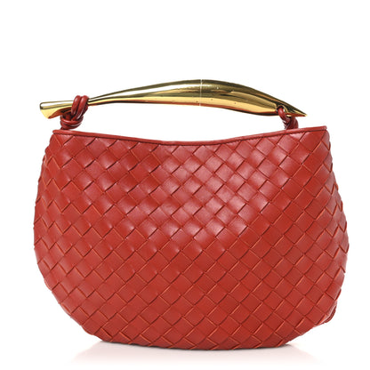Bottega Veneta Nappa Intrecciato Sardine Bag Red 1 of 9