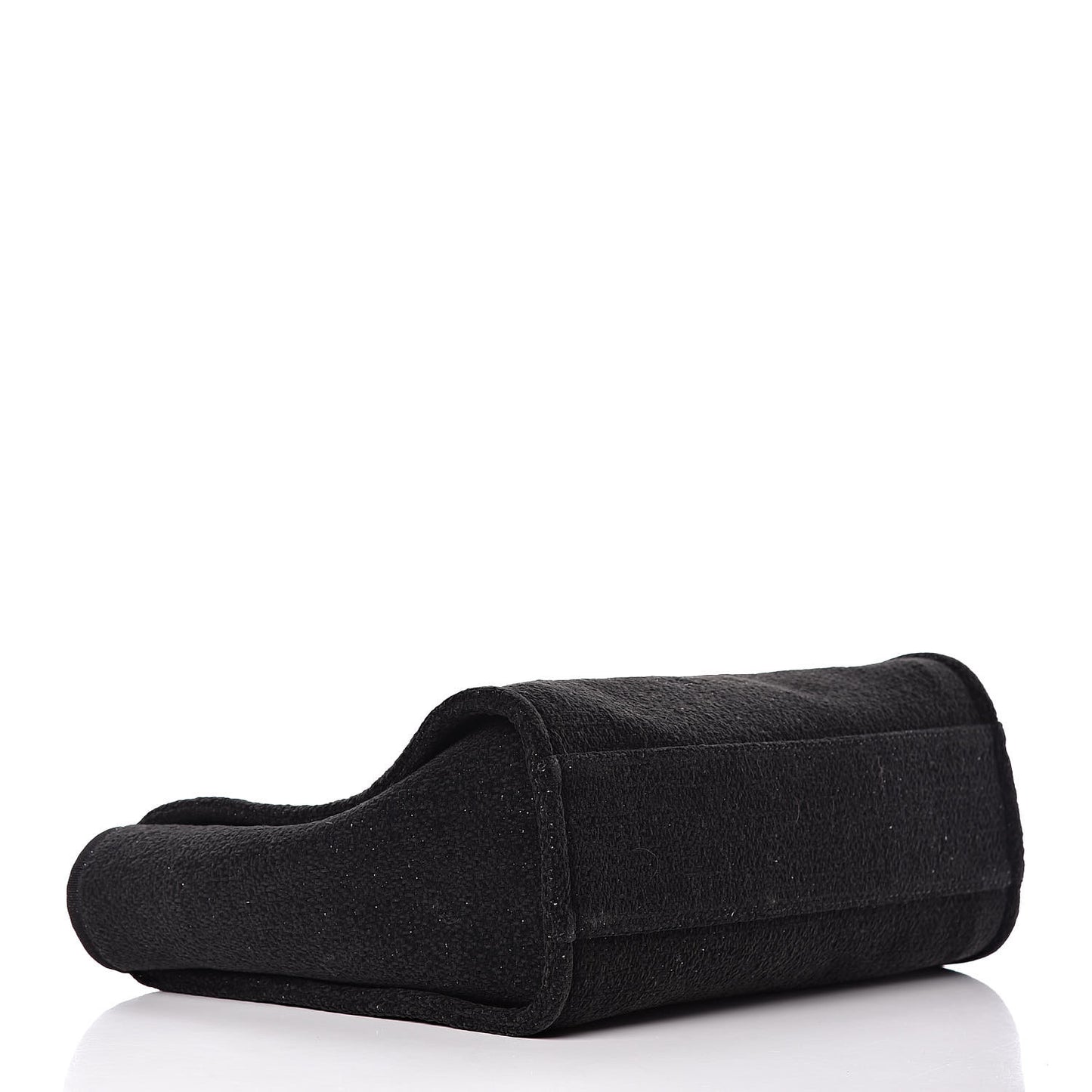 Lurex Boucle Small Deauville Tote Black