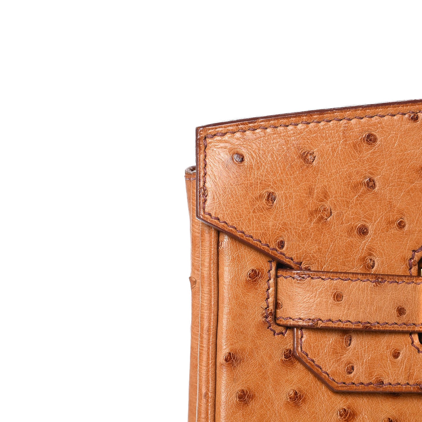 Ostrich Birkin 35 Gold