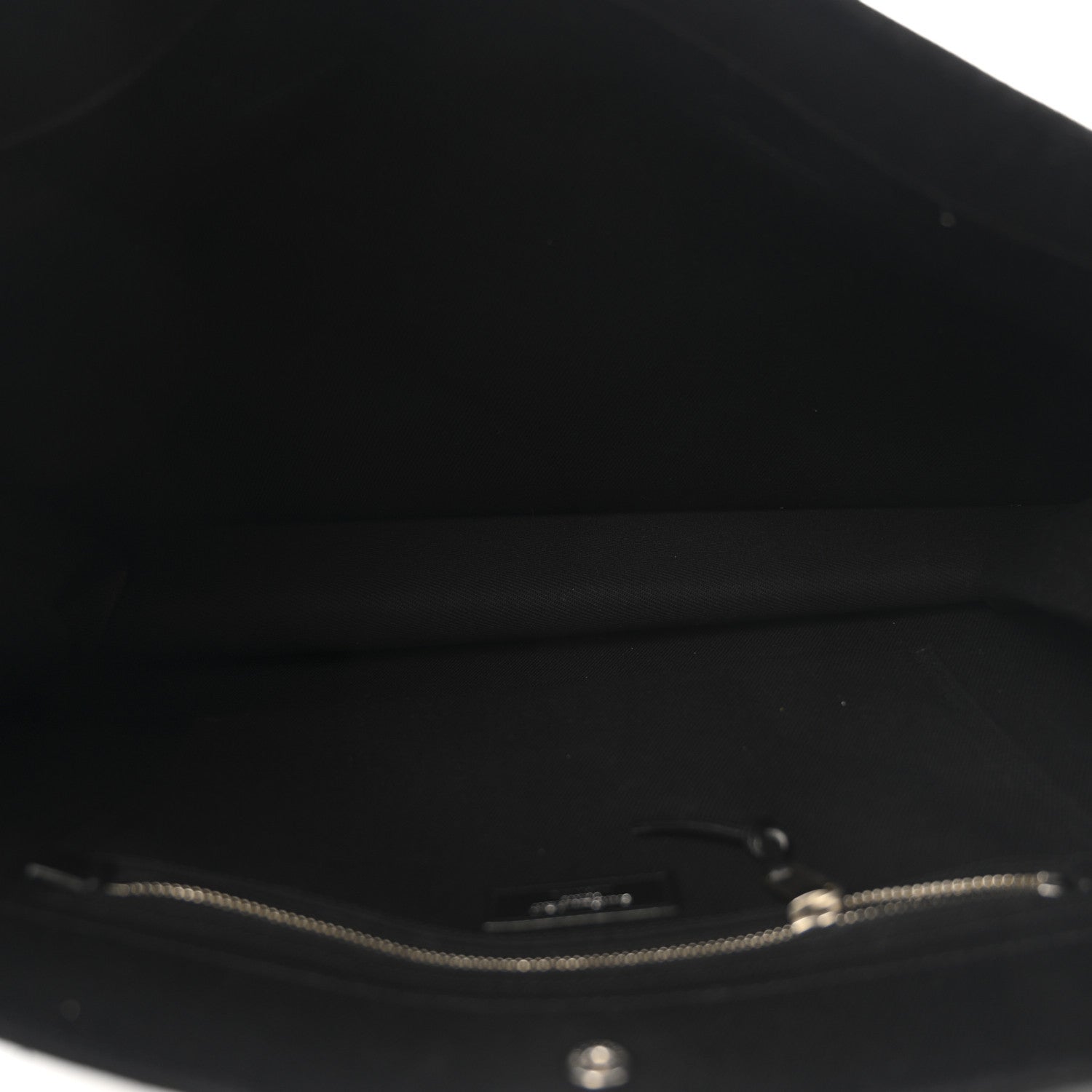 Saint Laurent Linen Calfskin Rive Gauche Tote Black 5 of 13