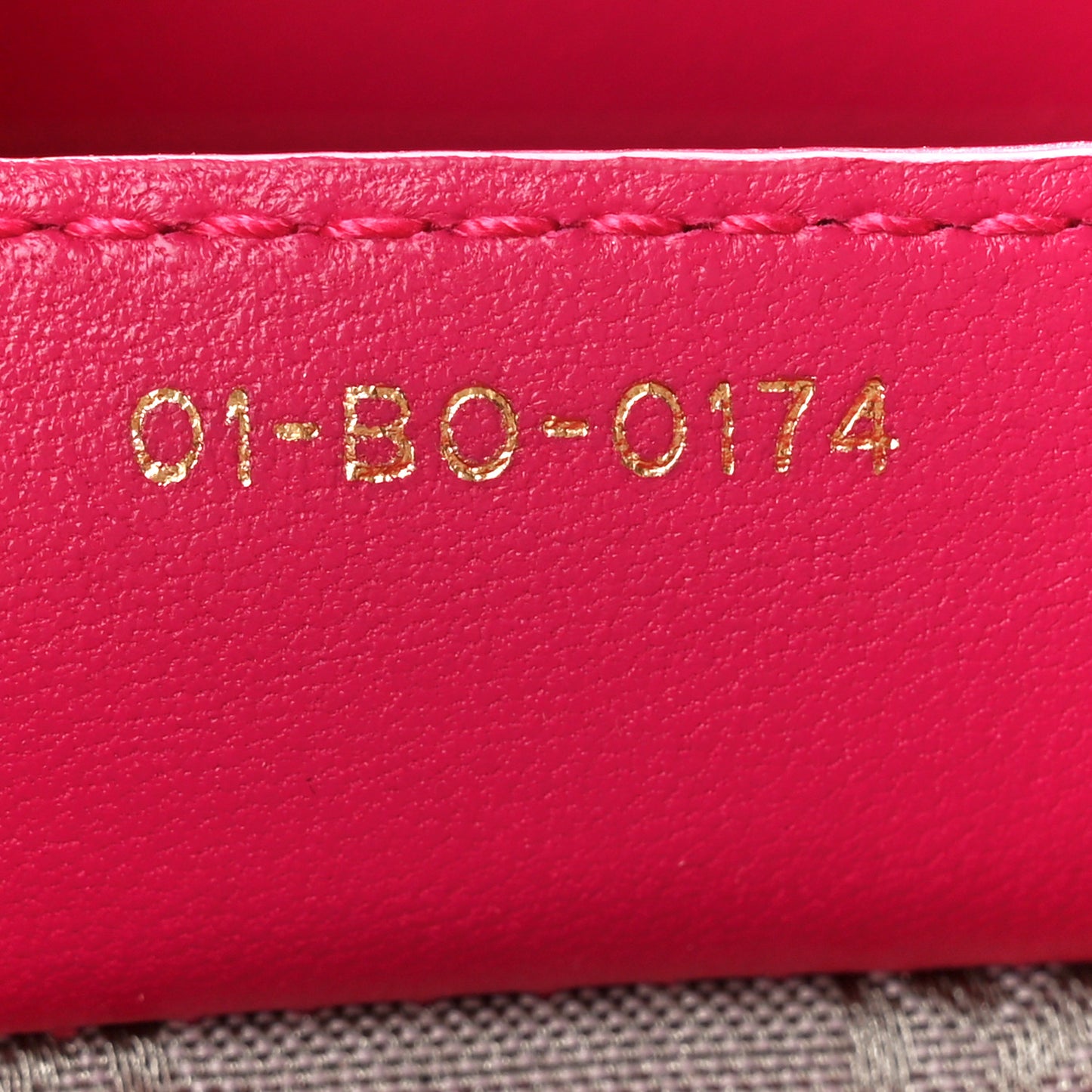 Lambskin Cannage Medium Lady Dior Pink