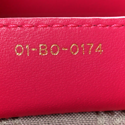 Christian Dior Lambskin Cannage Medium Lady Dior Pink 7 of 10