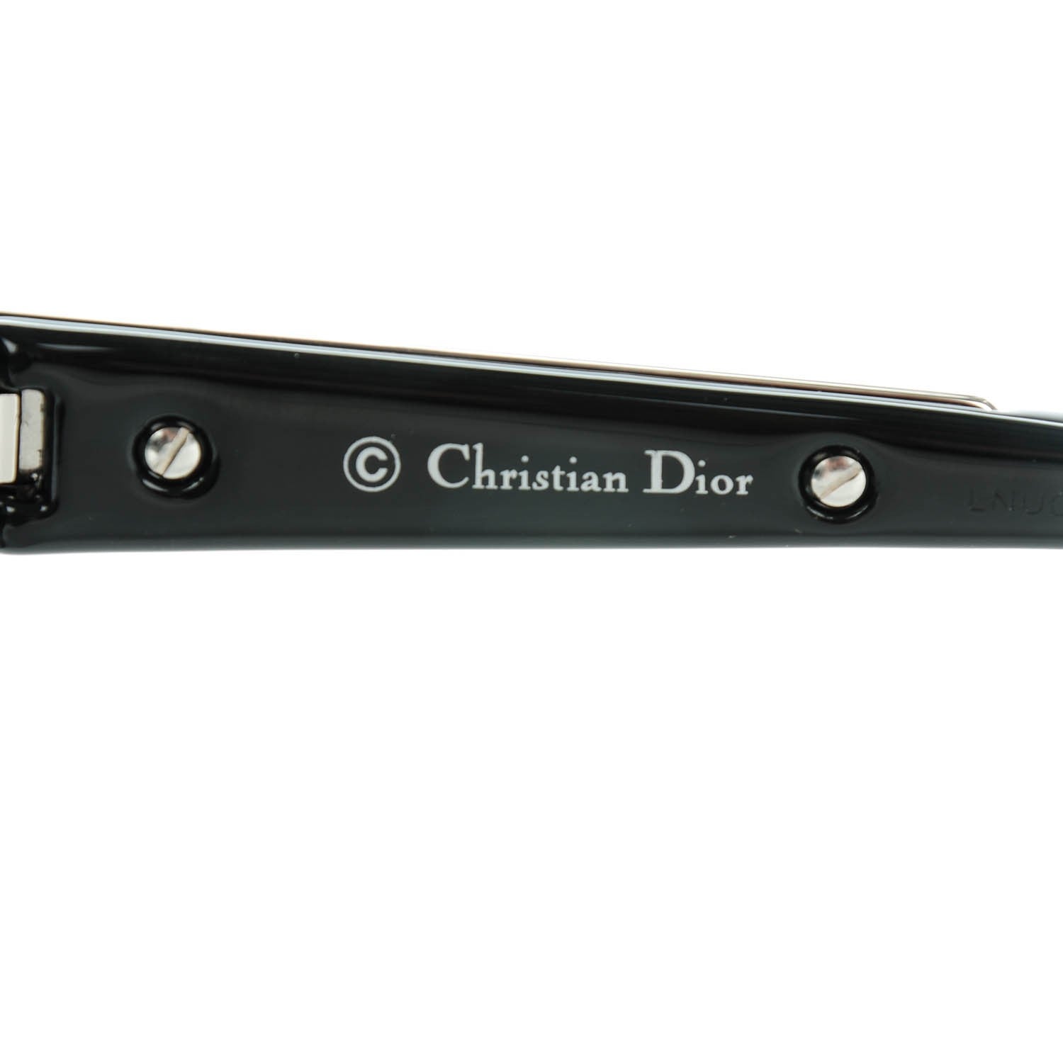 Christian Dior Striking Oversized Sunglasses Black 6 of 8