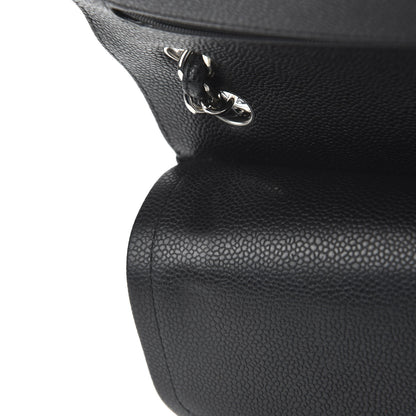 Chanel Caviar Quilted Jumbo Double Flap Black 11 of 11