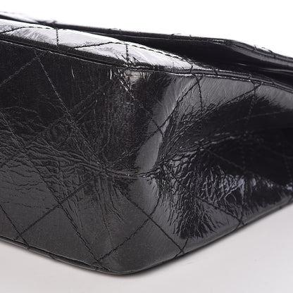 Chanel Glazed Aged Calfskin Quilted 2.55 Reissue 227 Flap So Black 9 of 9