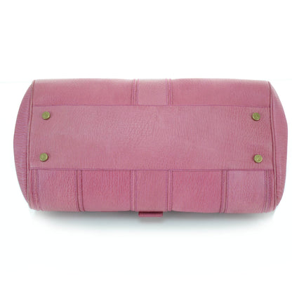 Celine Leather Large Ella Framed Satchel Pink 6 of 11