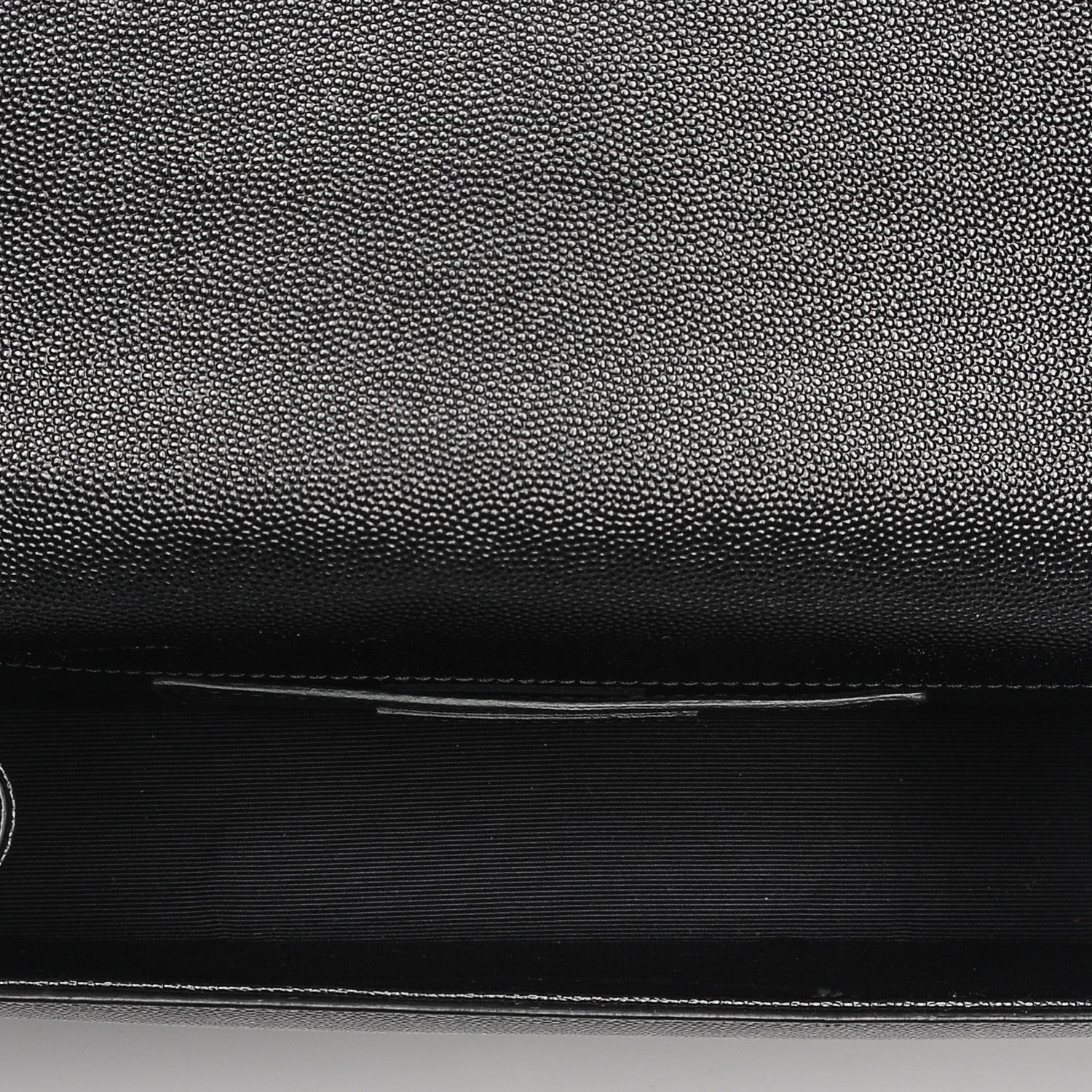 Saint Laurent Grain De Poudre Medium Classic Monogram Kate Satchel Black 5 of 6