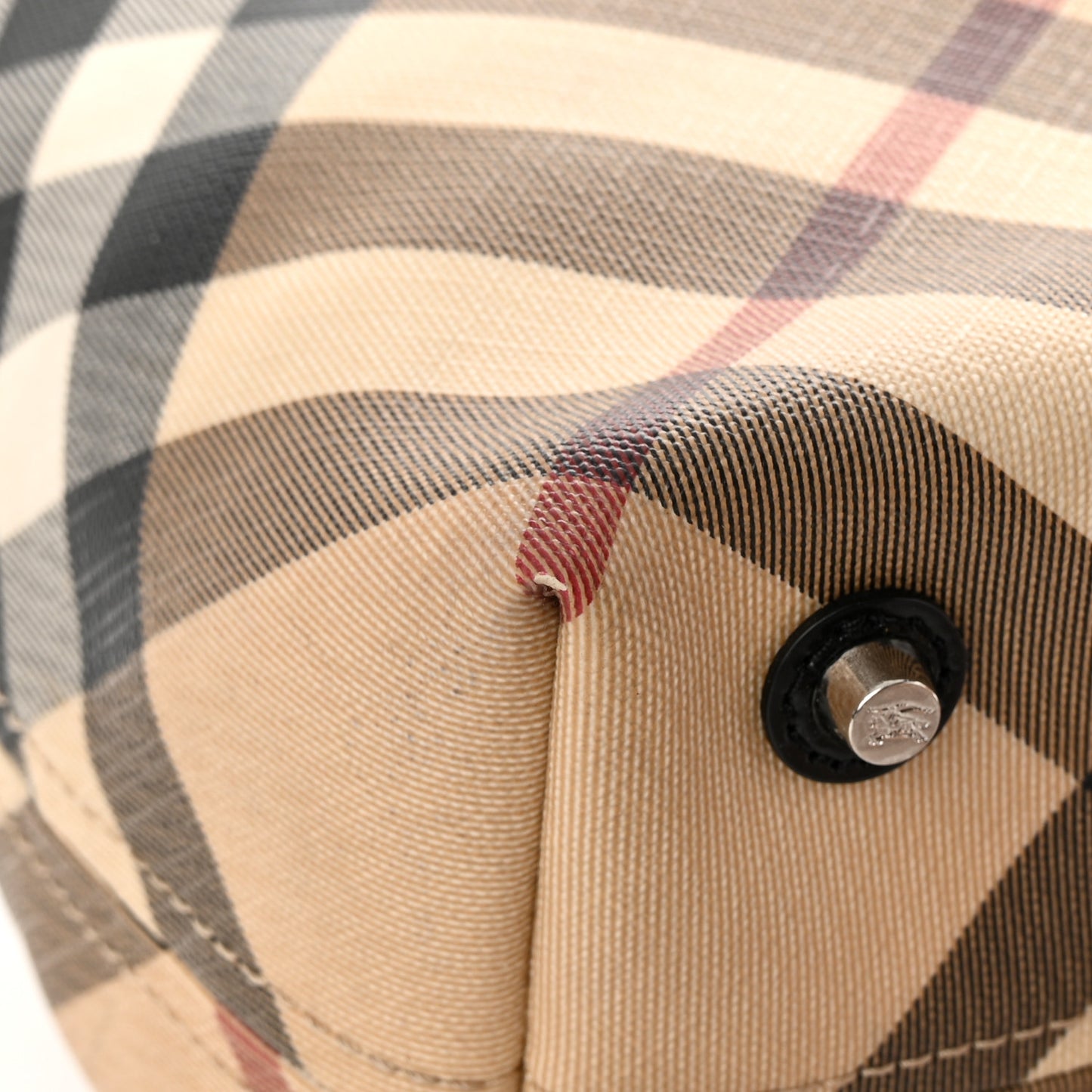 Nova Check Tote Black