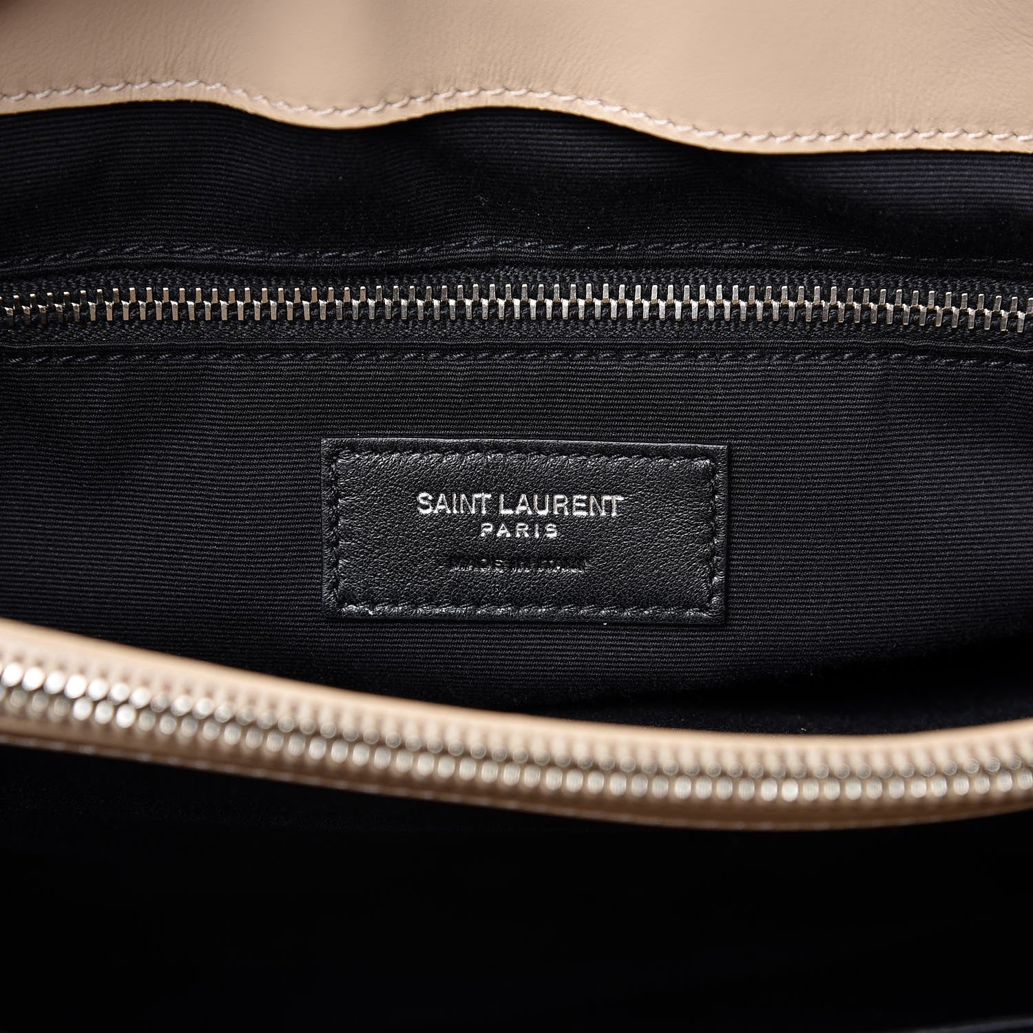 Saint Laurent Calfskin Y Quilted Monogram Large Loulou Shopper Nude Powder 6 of 11
