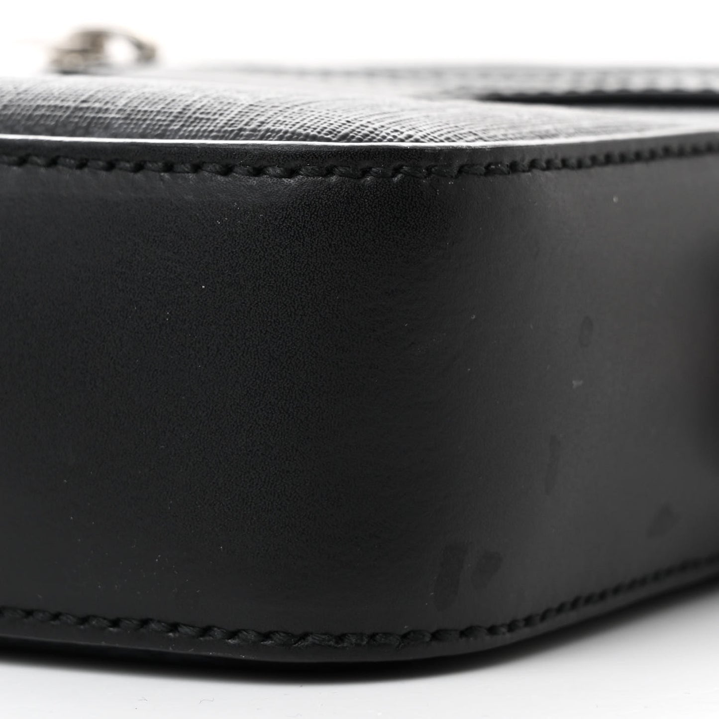 GG Supreme Monogram Appia Calfskin Web Small Camera Messenger Bag Black Grey Black Grey