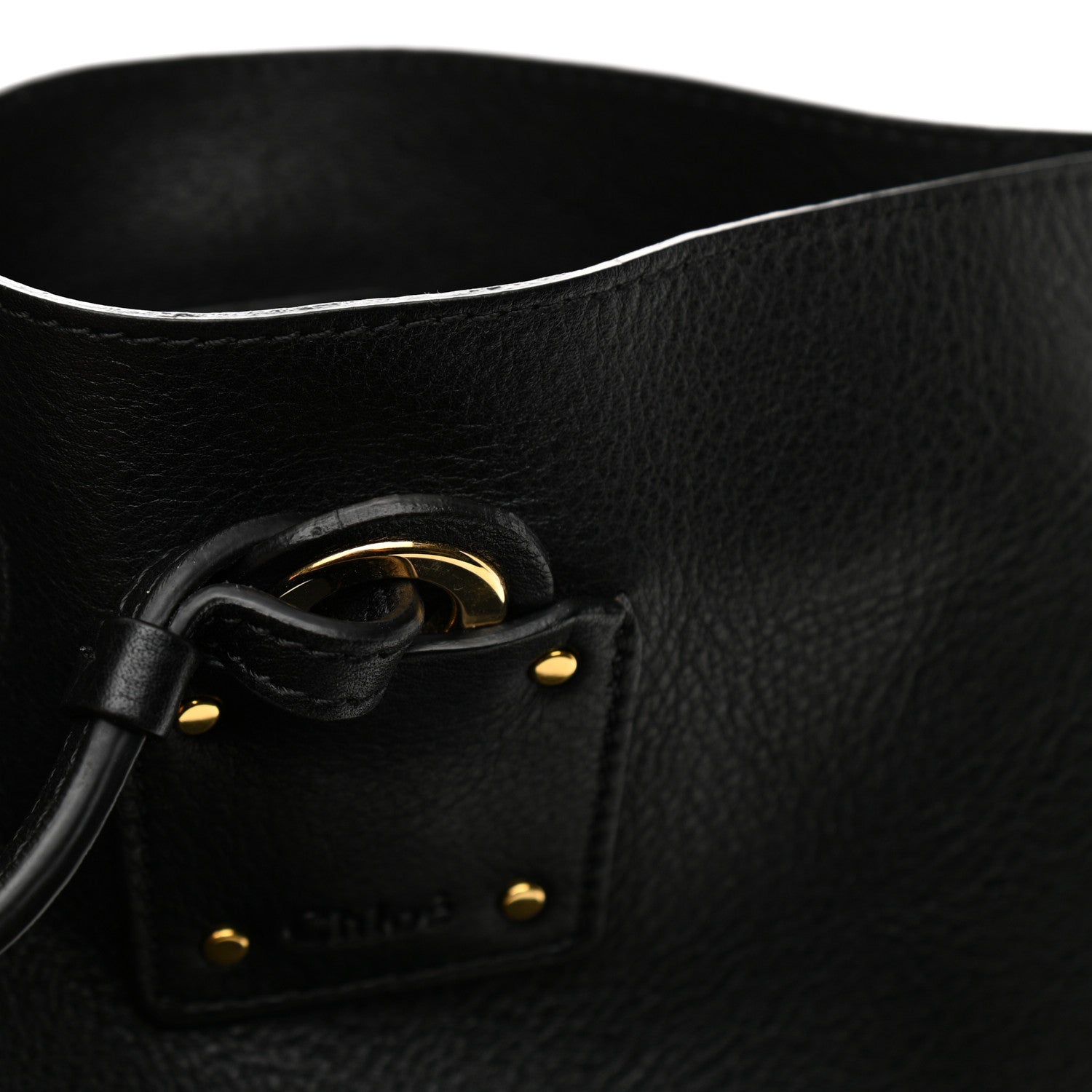 Chloe Smooth Calfskin Medium Vick Tote Black 12 of 13