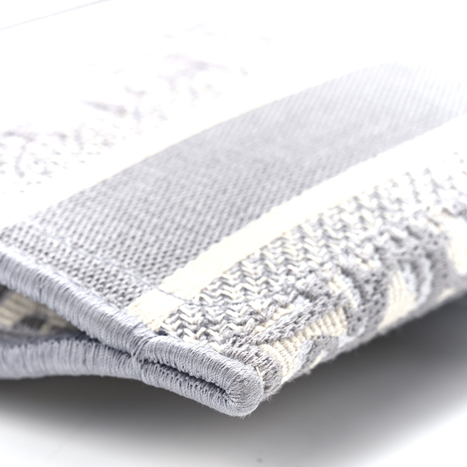 Christian Dior Oblique Slim Saddle Pouch Grey 10 of 11