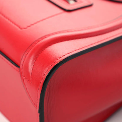 Celine Smooth Calfskin Nano Luggage Red 9 of 18