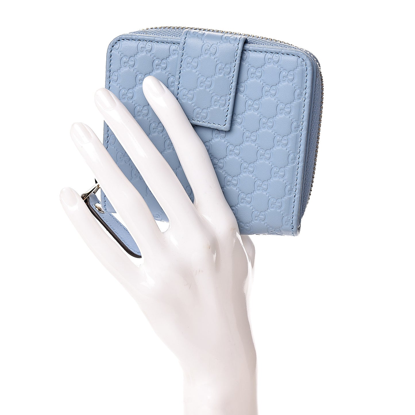 Microguccissima Compact Wallet Mineral Blue
