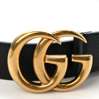 Gucci Textured Calfskin Double G 40mm Belt 85 34 Black 7 of 7