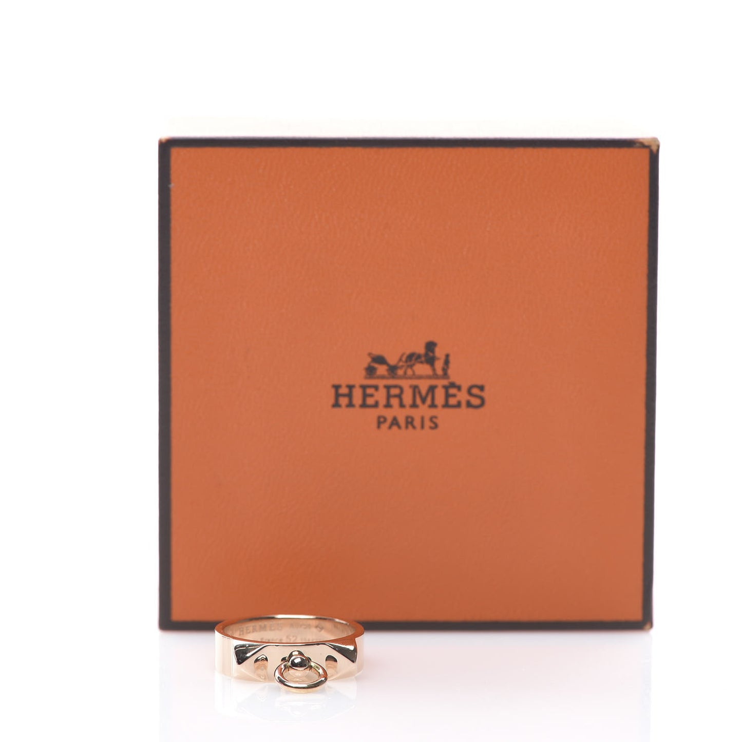 18K Rose Gold PM Collier De Chien Ring 52 6