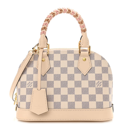 Louis Vuitton Damier Azur Braided Alma BB 1 of 9