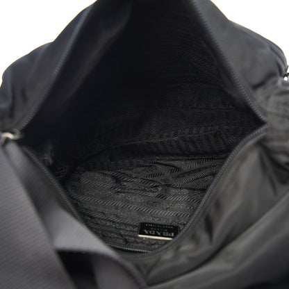 Prada Nylon Vela Sport Messenger Bag Black 4 of 9