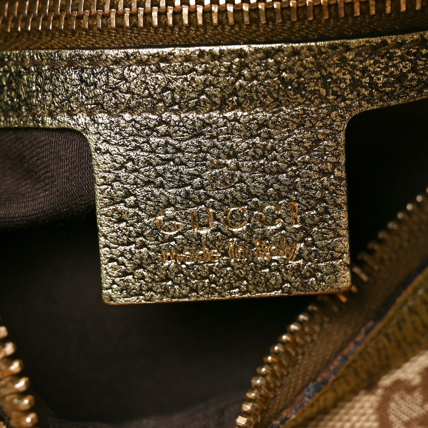 Monogram Horsebit Chain Hobo Gold