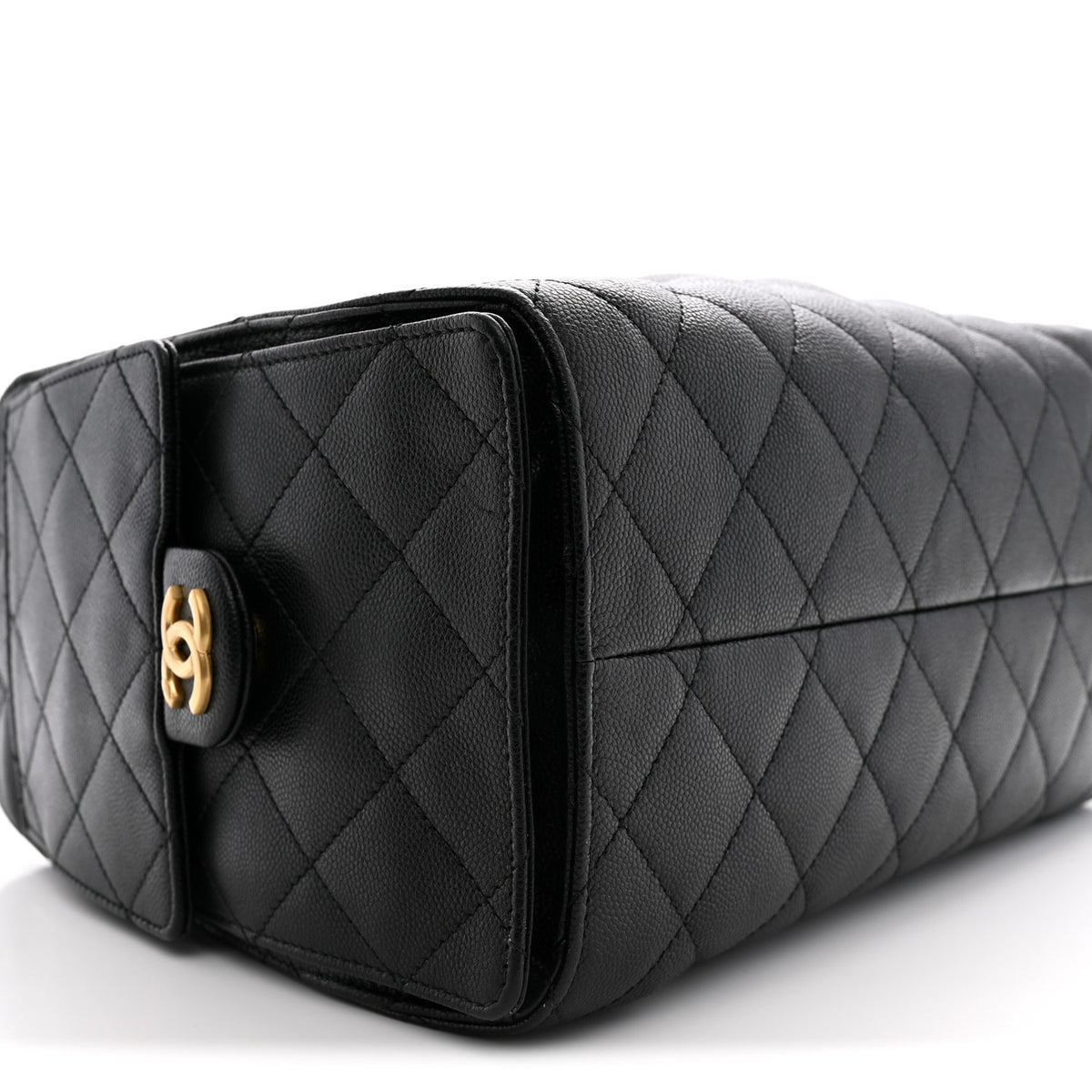 Caviar Quilted Small Chanel 25 Handbag Black