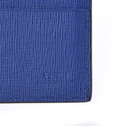 Fendi Vitello Elite Flamingo Mink Karlito Studded Bi-Fold Wallet Black White Plaster 6 of 9
