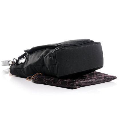 Gucci Nylon Bamboo Top Handle Tote Black 4 of 7