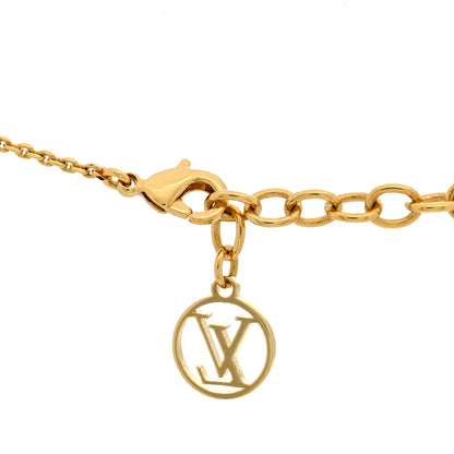 Louis Vuitton LV And Me Letter V Necklace Gold 5 of 5