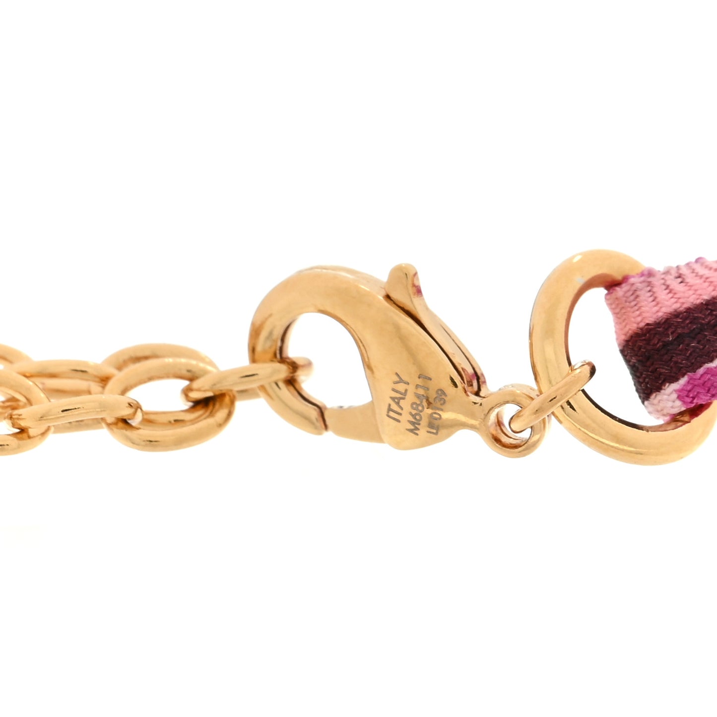 Silk Be Mindful V Bracelet Magenta