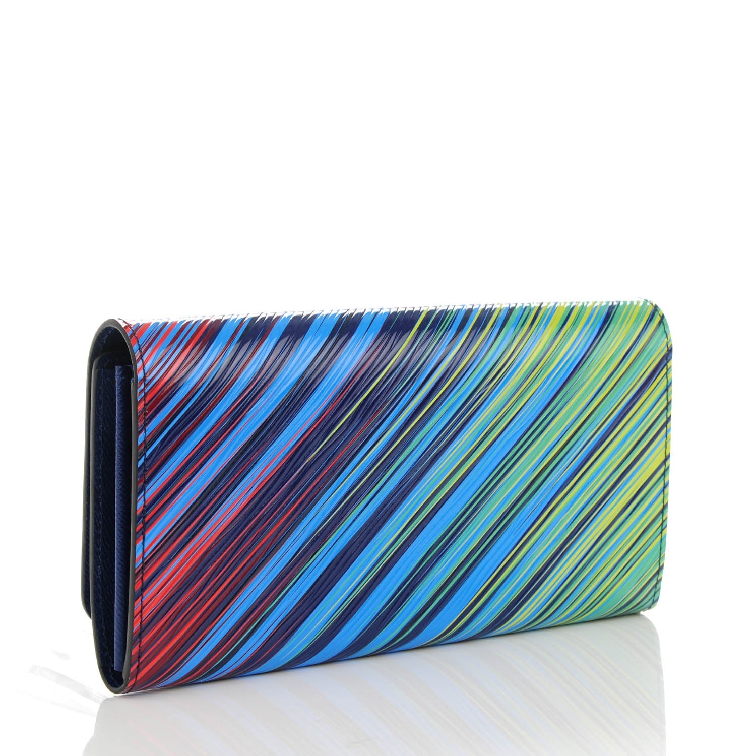 Louis Vuitton Epi Tropical Printed Twist Wallet Vert Rouge 3 of 7