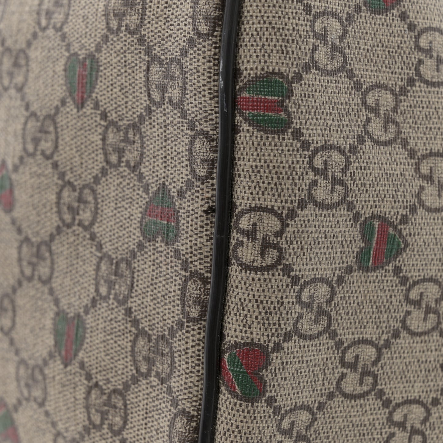 GG Plus Monogram Hearts Medium Joy Boston Dark Brown