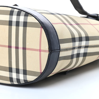 Burberry House Check Bucket Bag Black 10 of 18