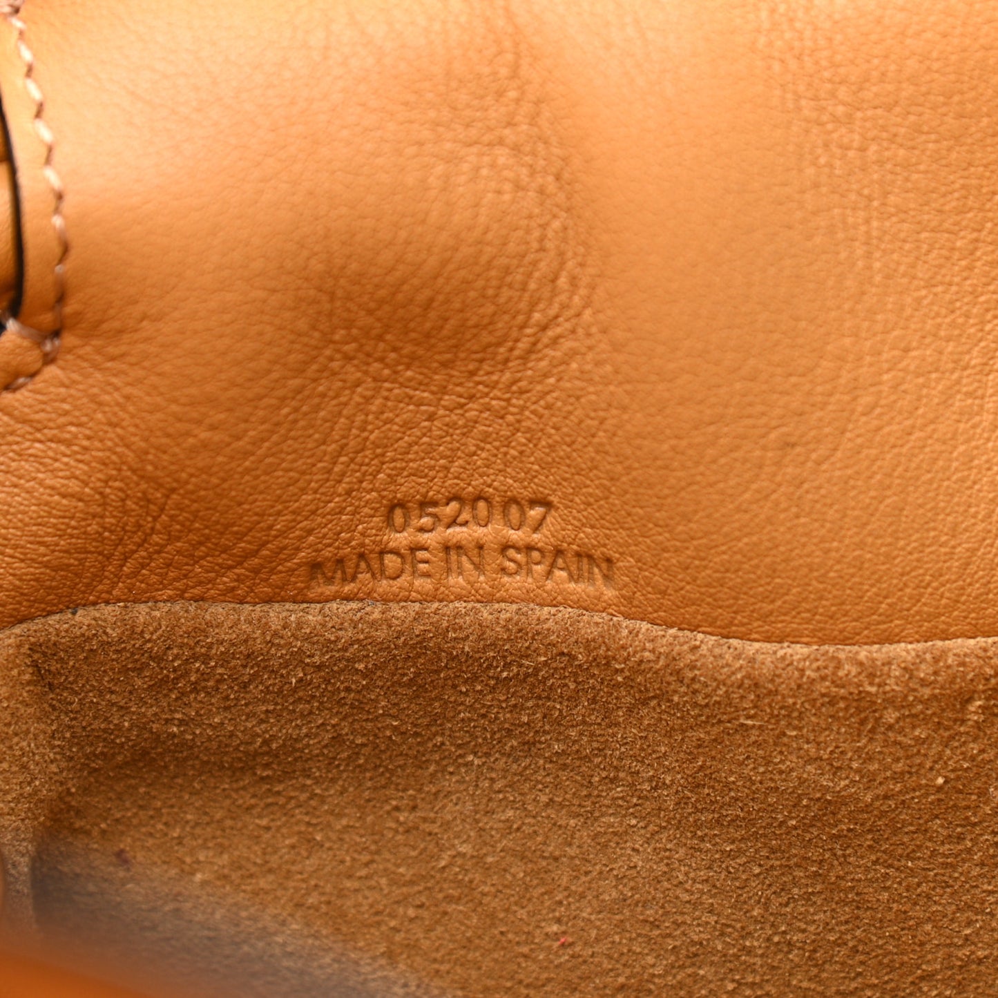 Calfskin Mini Flamenco Knot Clutch Warm Desert