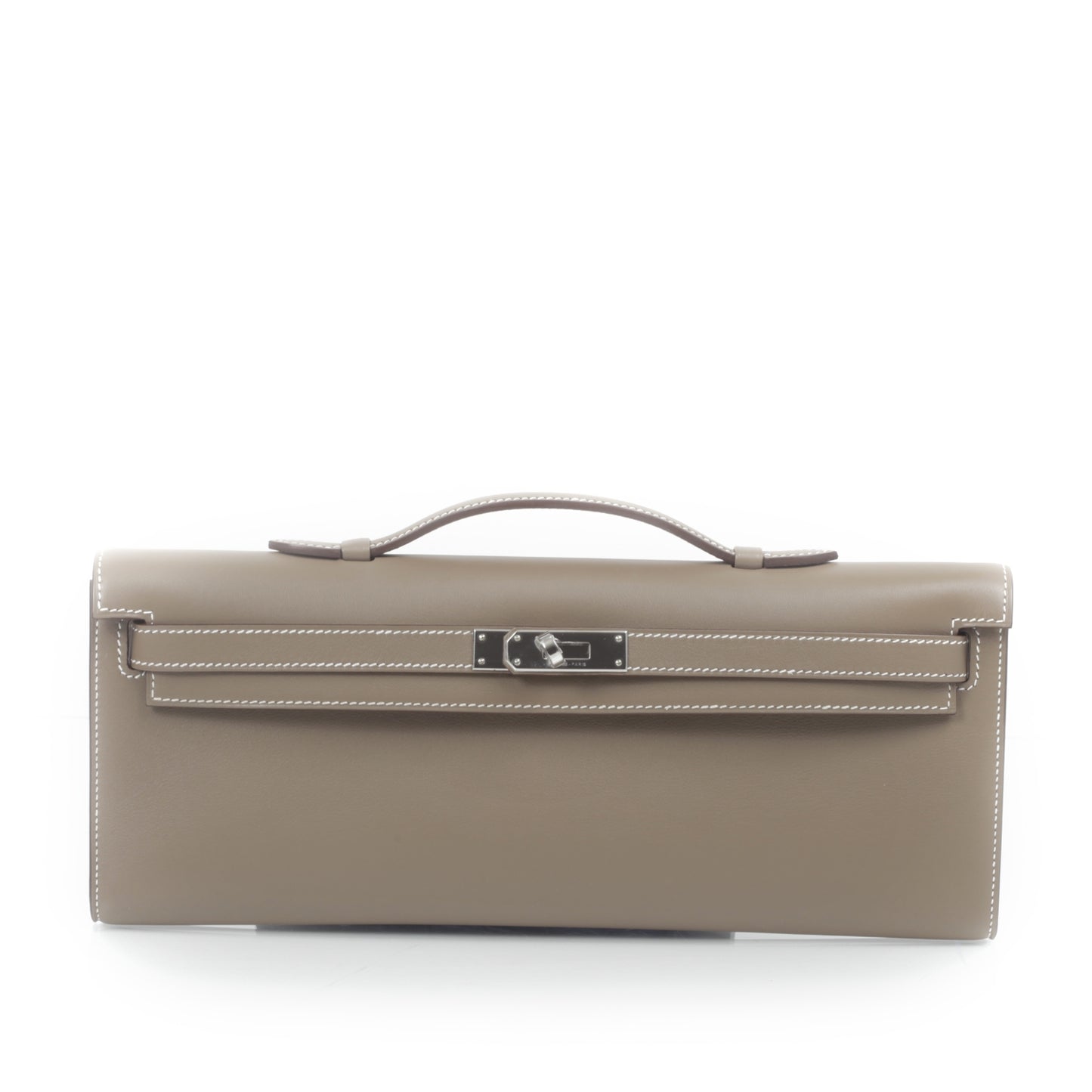Swift Kelly Cut Clutch Pochette Etoupe