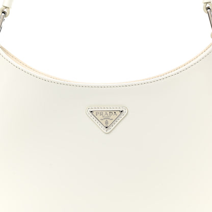 Prada Spazzolato Cleo Shoulder Bag White 8 of 10