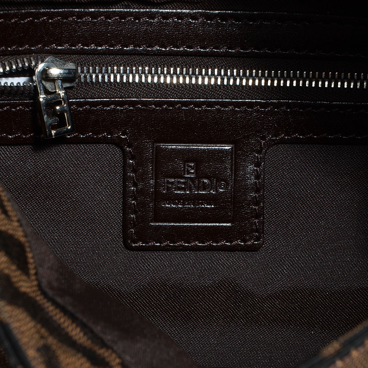 Fendi Zucca Mama Baguette Tobacco 8 of 10