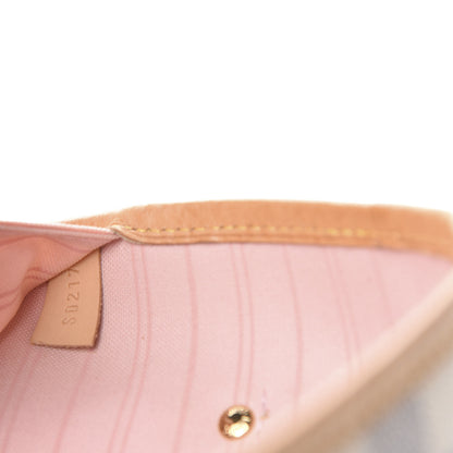 Louis Vuitton Damier Azur Neo Neverfull MM Rose Ballerine 12 of 13