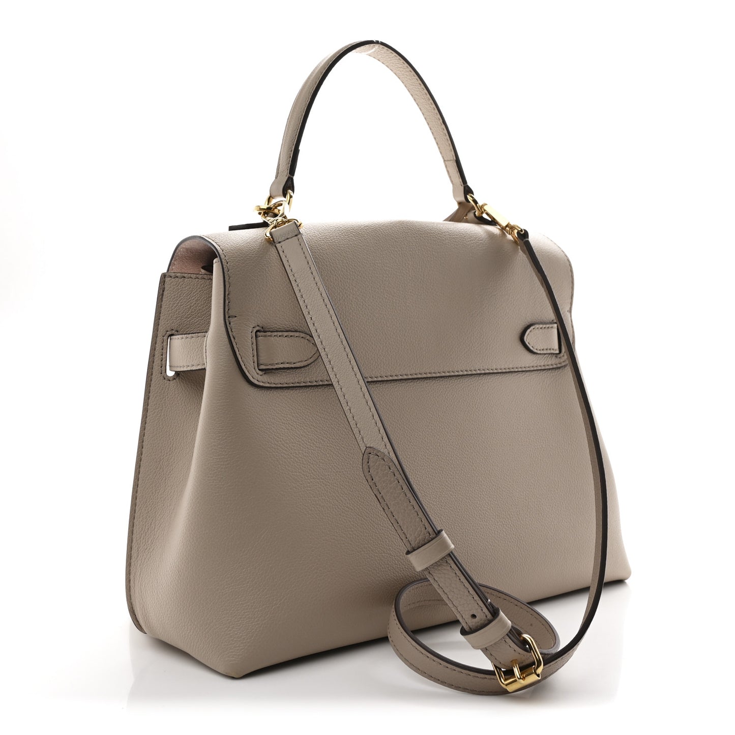 Soft Calfskin Lockme Ever MM Greige